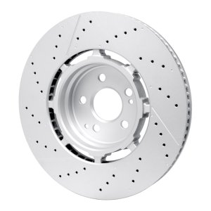 Mercedes-Benz Gls63 AMG Brake Rotor (1) - Rear - R1 Concepts - Geo-Carbon Rotor - Drill & Slot - `21-`25
